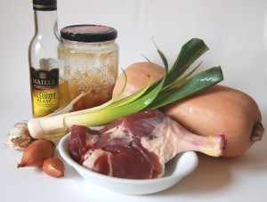 Burger de butternut, canard (1)