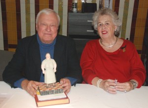 Patrice Dard, Président du Jury, Jacotte Brazier et la statuette